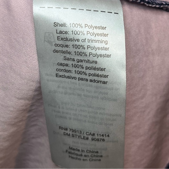 Motherhood Maternity Gender Reveal Lace Overlay Sleeveless Dress NWT - Picture 12 of 16